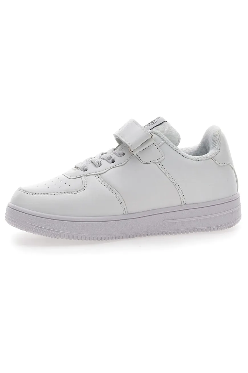 Sneakers Bianche con Velcro da Bimbi 2T2L 4713