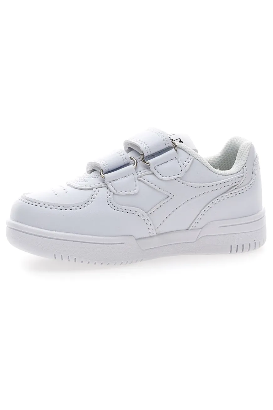 Sneakers bianche con velcro Diadora Raptor Low TD