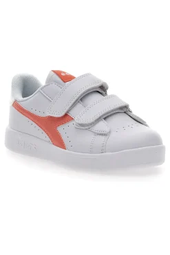 Sneakers Bianche con Velcro Diadora Game Step P PS Girl
