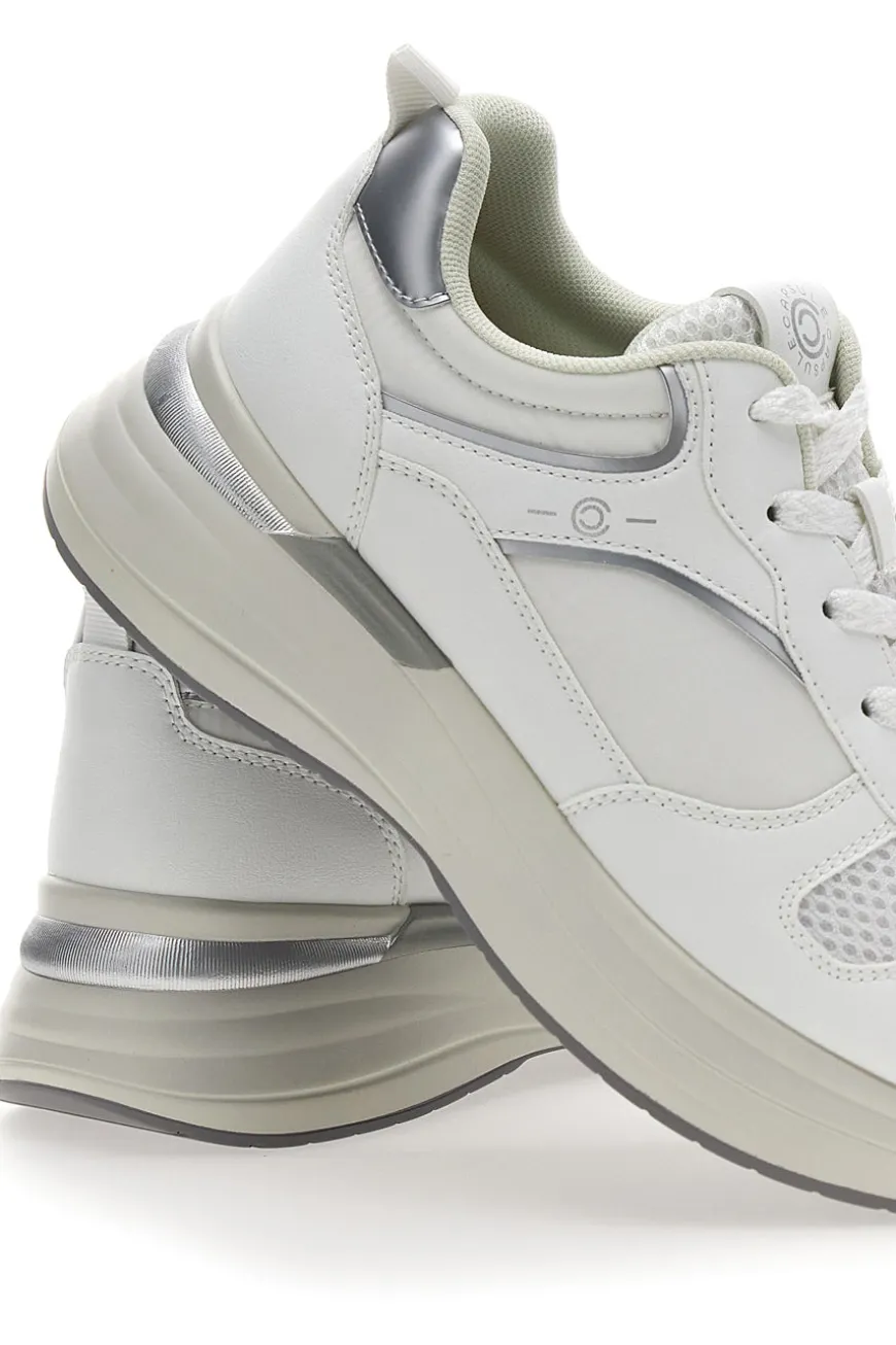Sneakers Bianche con zeppa comfort Pittarello capsule Kendy