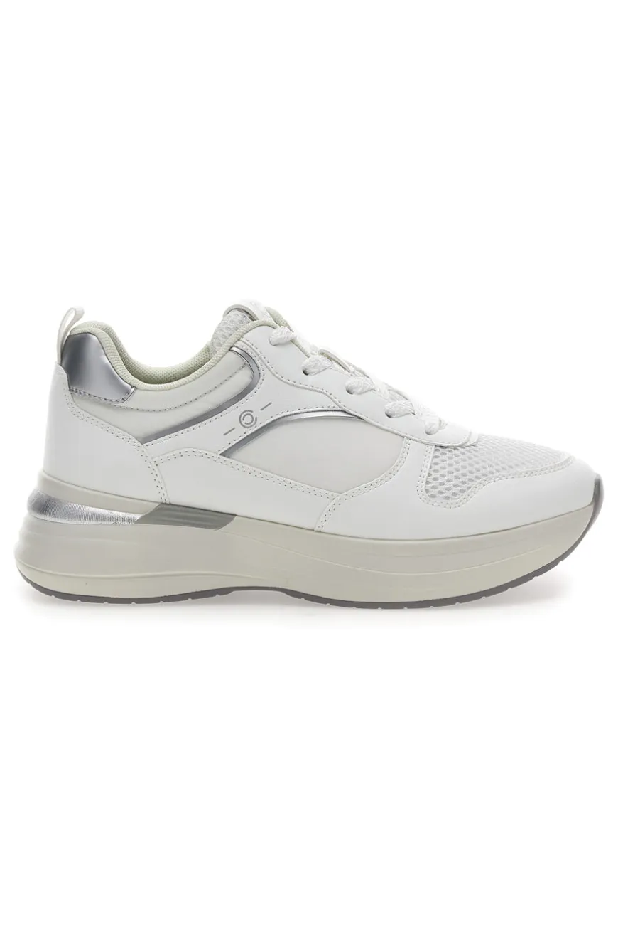 Sneakers Bianche con zeppa comfort Pittarello capsule Kendy