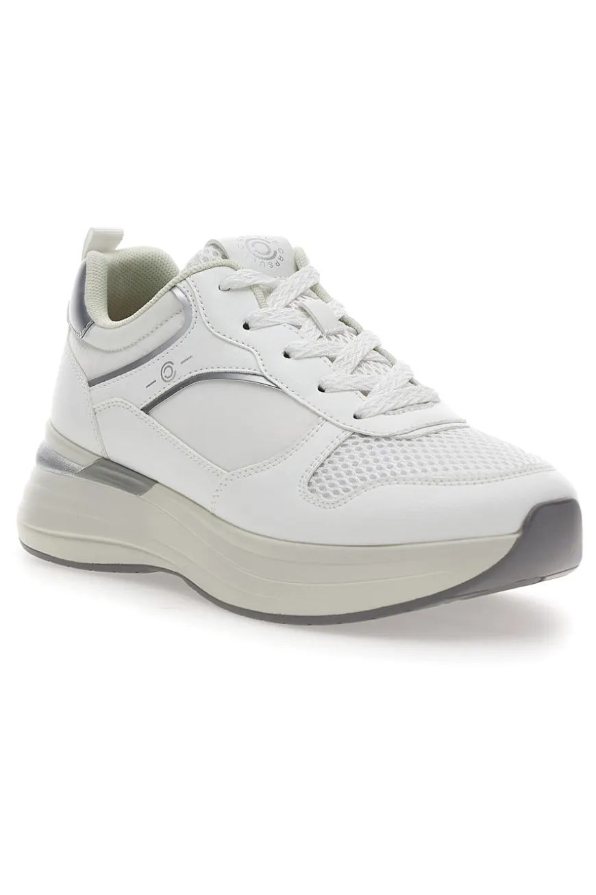 Sneakers Bianche con zeppa comfort Pittarello capsule Kendy