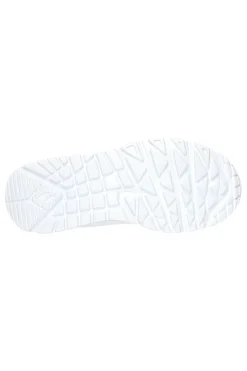 Sneakers bianche con zip laterale e platform Skechers Uno Lite Easy Zip