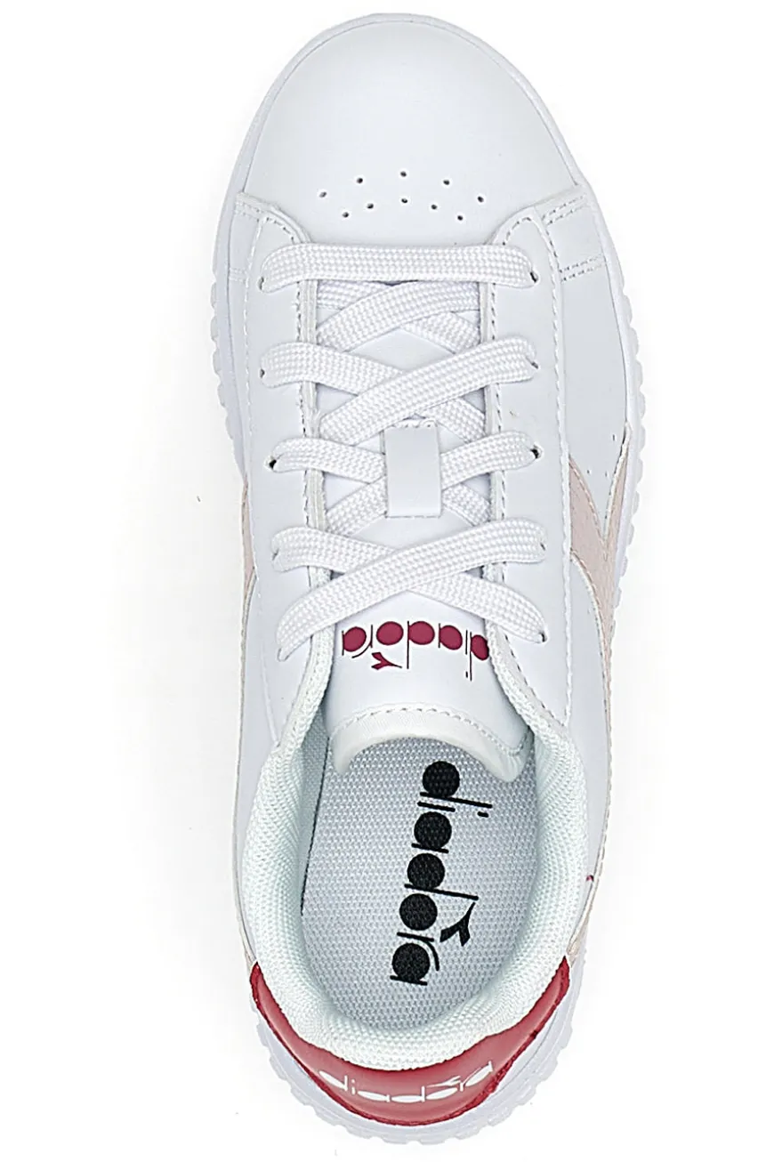 Sneakers Bianche da Bambin* Diadora Game Step PS Glazed