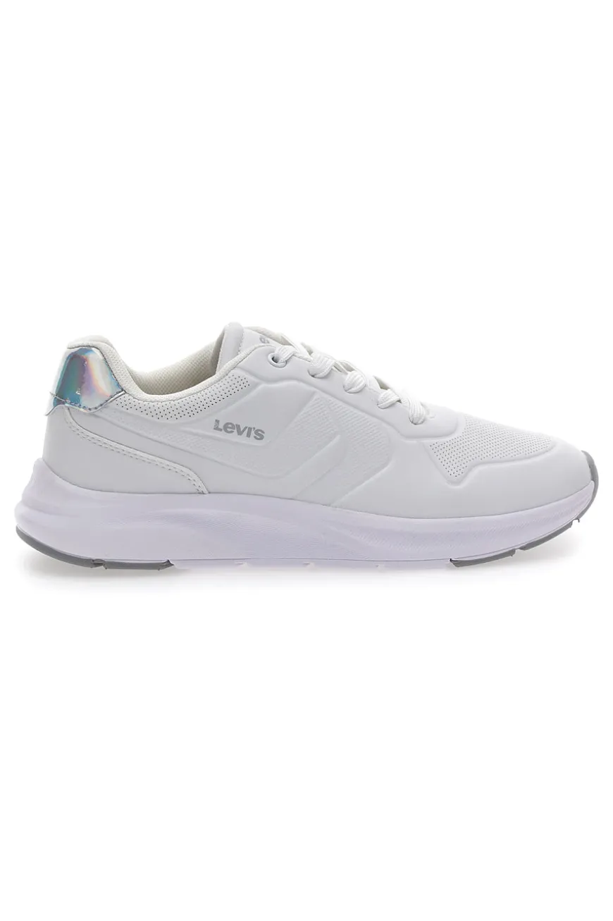 Sneakers bianche dettagli iridescenti Levi's Larry J