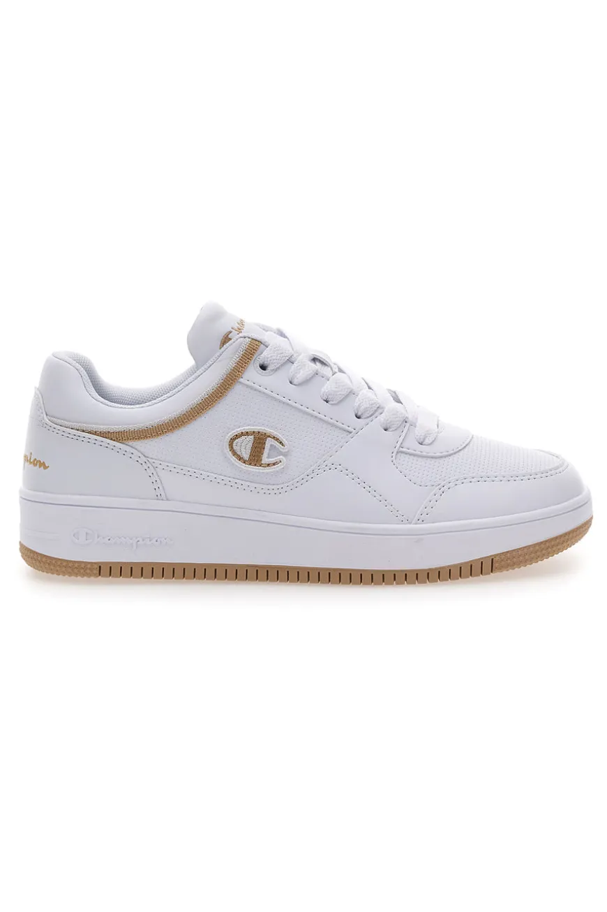 Sneakers bianche dettaglio beige CHAMPION RD18 LOW