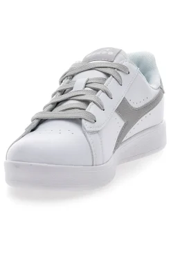 Sneakers Bianche e Argento con Lacci DIADORA GAME P CAMO GS