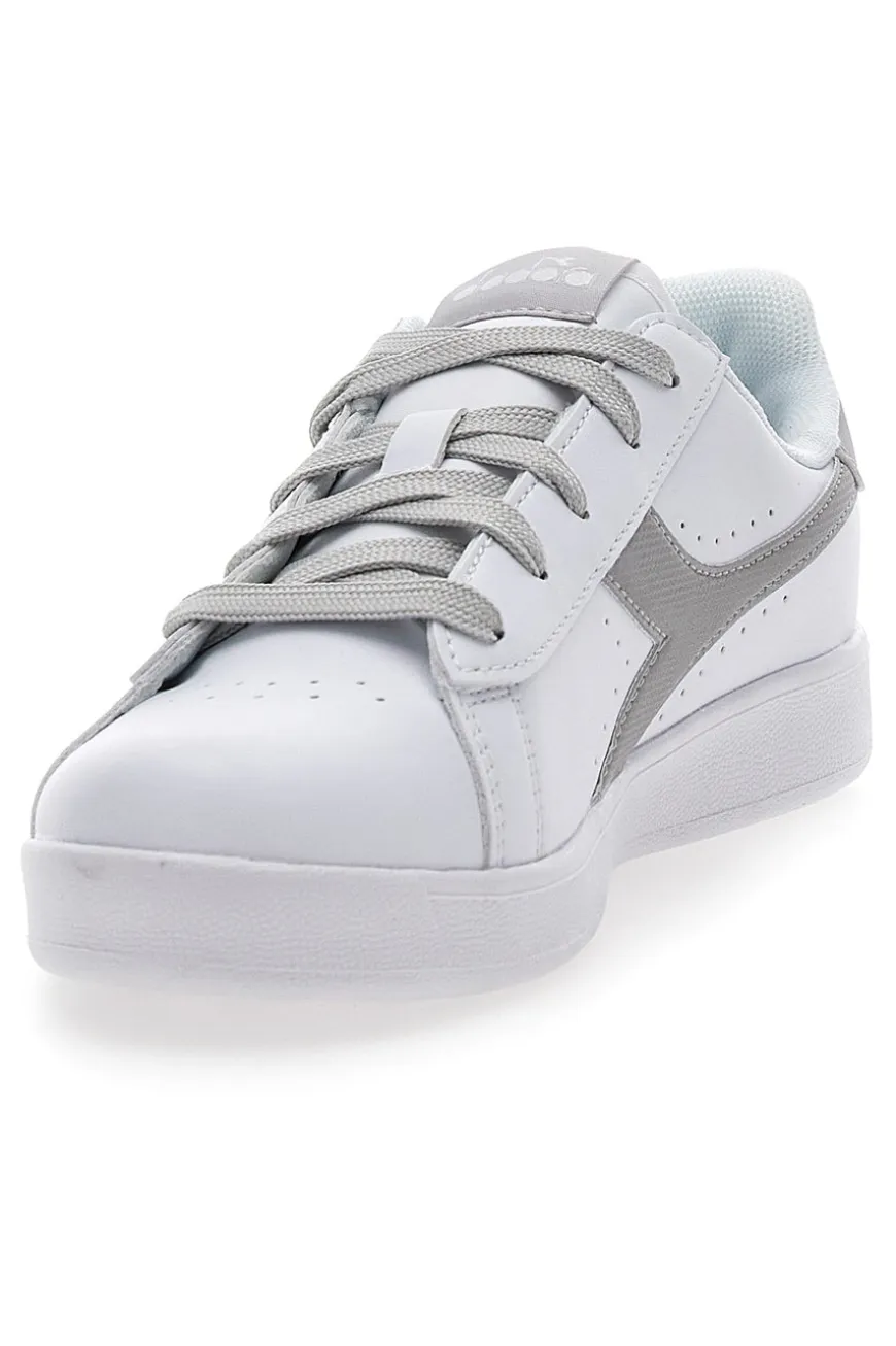Sneakers Bianche e Argento con Lacci DIADORA GAME P CAMO GS