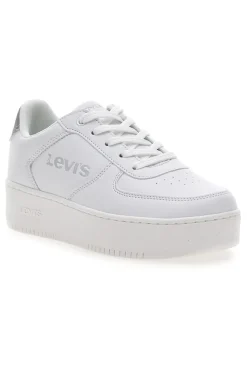 Sneakers Bianche e Argento con Platform LEVI'S NEW UNION BOLD