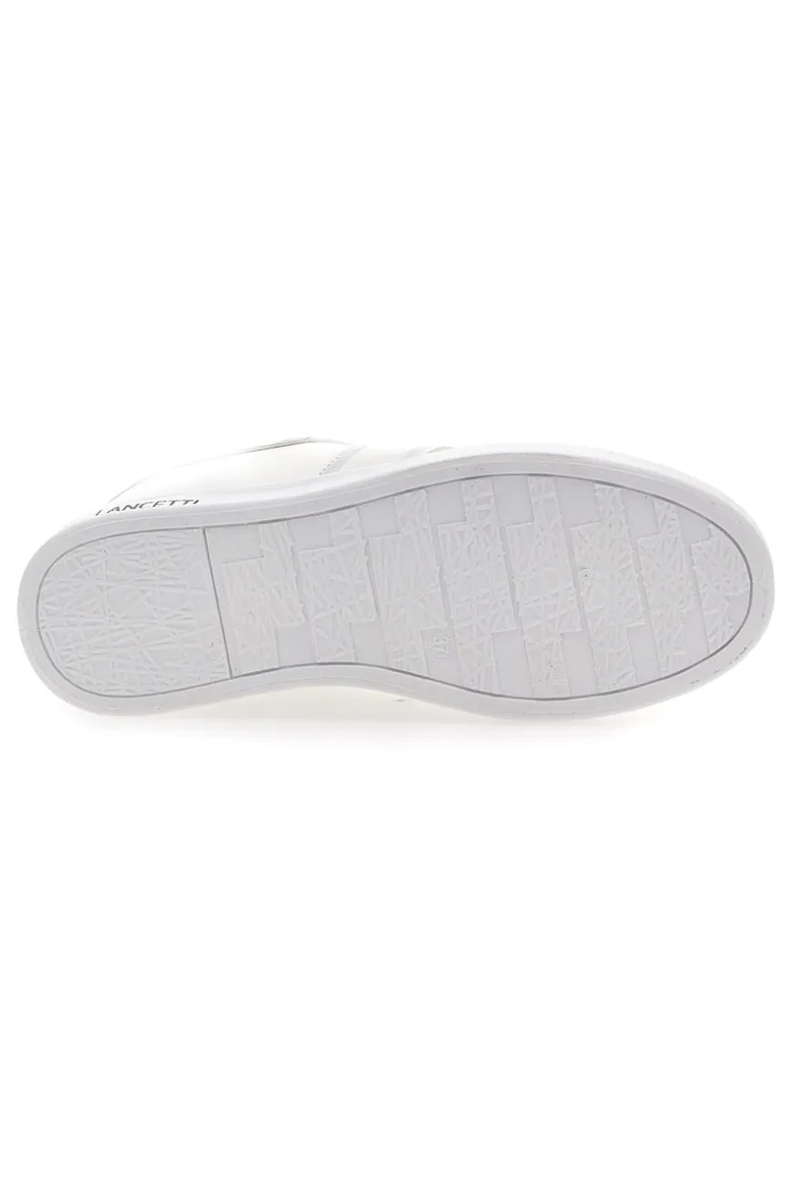 Sneakers Bianche e Argento Lancetti 27