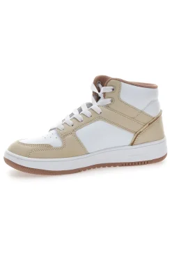 Sneakers bianche e beige mid Champion RD18 2 Mid