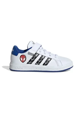 Sneakers bianche e blu ADIDAS Marvel's Spider-Man Grand Court Kid