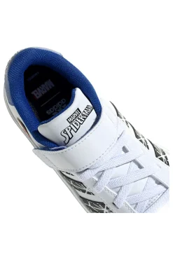 Sneakers bianche e blu ADIDAS Marvel's Spider-Man Grand Court Kid
