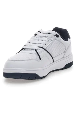 Sneakers Bianche e Blu Con Logo Laterale Champion RD18 Lite Mesh