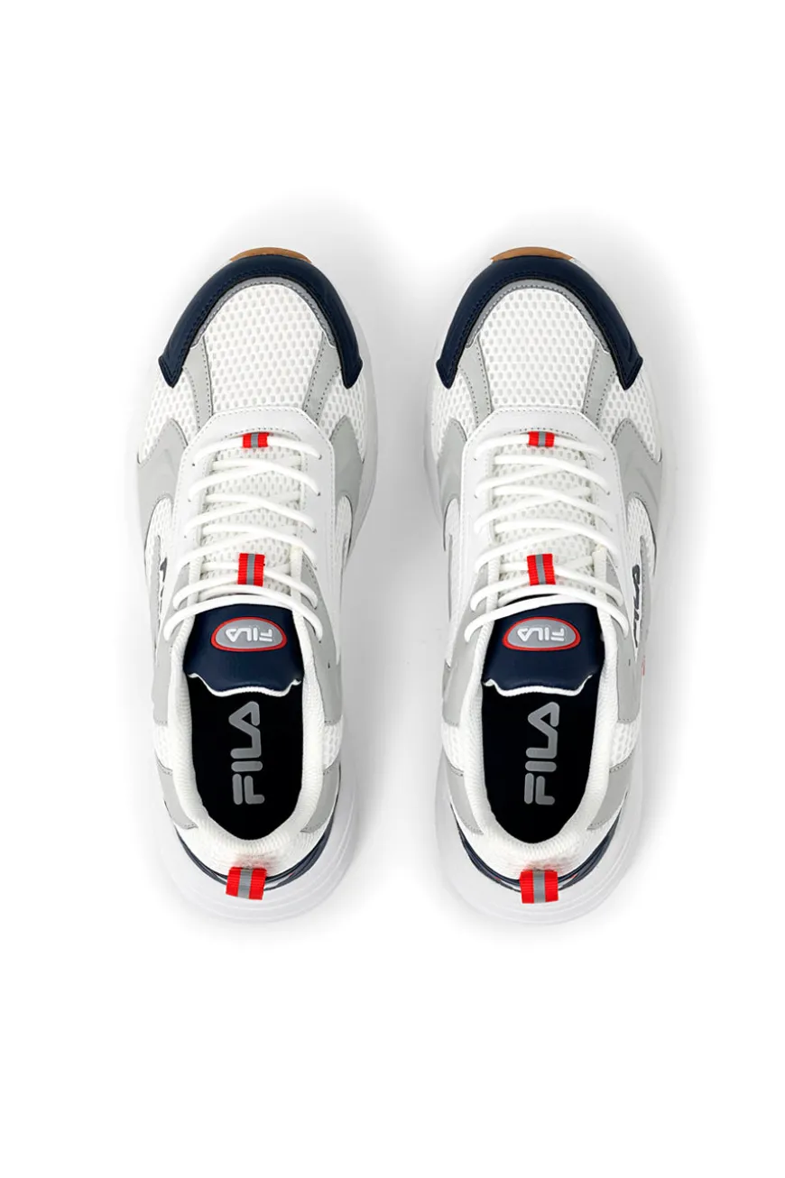 Sneakers Bianche e Blu con Platform FILA KREATIX