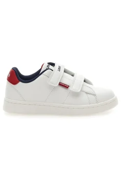 Sneakers Bianche e Blu con Velcro LEVI'S 0218