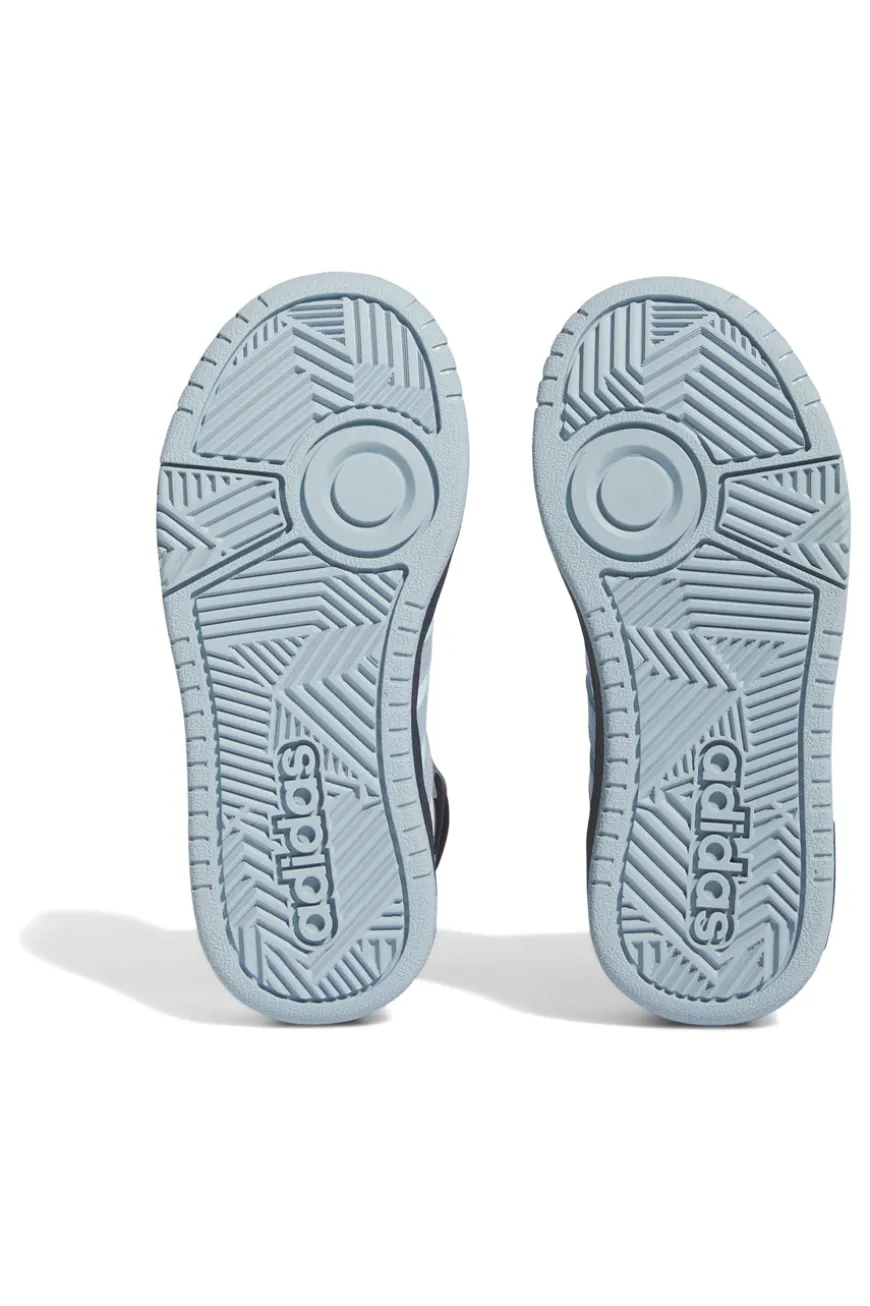 Sneakers Bianche e Blu Mid-Cut Adidas Hoops Mid 3 K