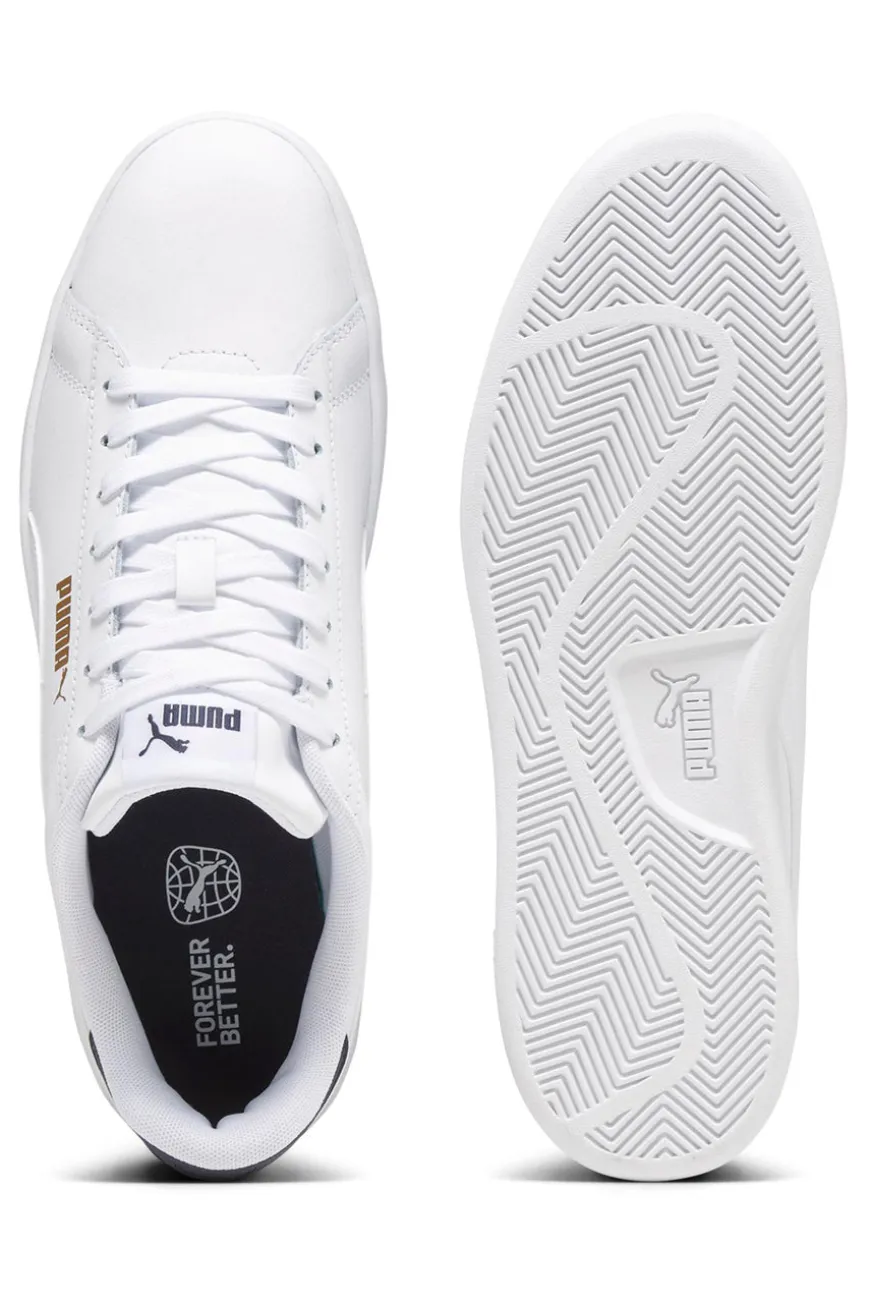 Sneakers Bianche e Blu Puma Smash 3 L