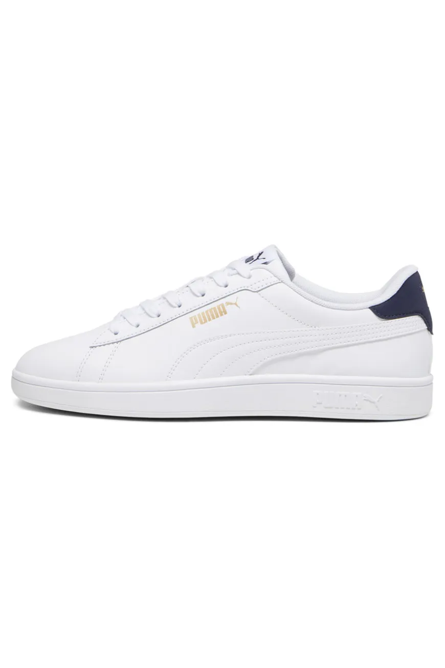 Sneakers Bianche e Blu Puma Smash 3 L