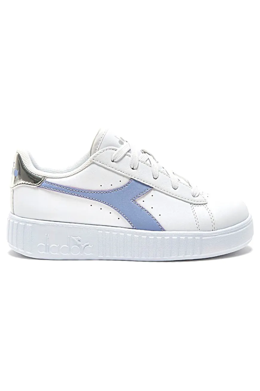 Sneakers Bianche e Celeste Diadora Game Step PS 2