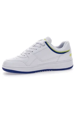 Sneakers Bianche e Con Suola Blu Champion Rebound Low B Gs