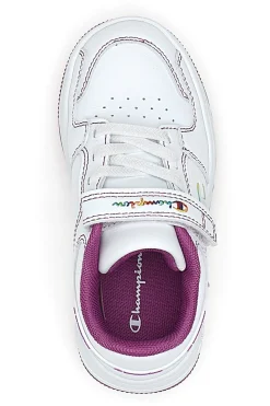 Sneakers Bianche e Fuxia con tomaia traforata CHAMPION RB18 2.0 LOW G TD