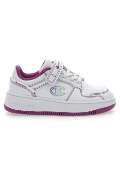 Sneakers Bianche e Fuxia con tomaia traforata CHAMPION RB18 2.0 LOW G TD