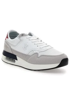 Sneakers bianche e grigie Beverly Hills Polo Club Team Mix
