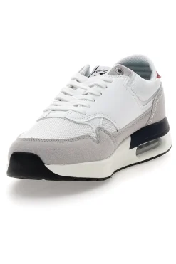 Sneakers bianche e grigie Beverly Hills Polo Club Team Mix