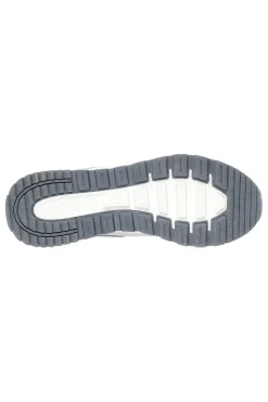 Sneakers bianche e grigie con Memory Foam Skechers Runway Posh Gal