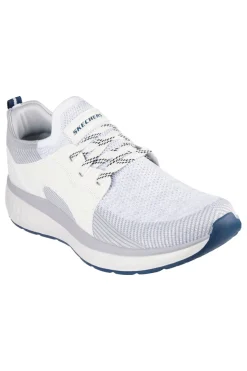 Sneakers bianche e grigie in mesh Skechers Lancer Dalton