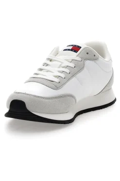 Sneakers bianche e grigie stile running con soletta estraibile Tommy jeans Tjm Class Runner