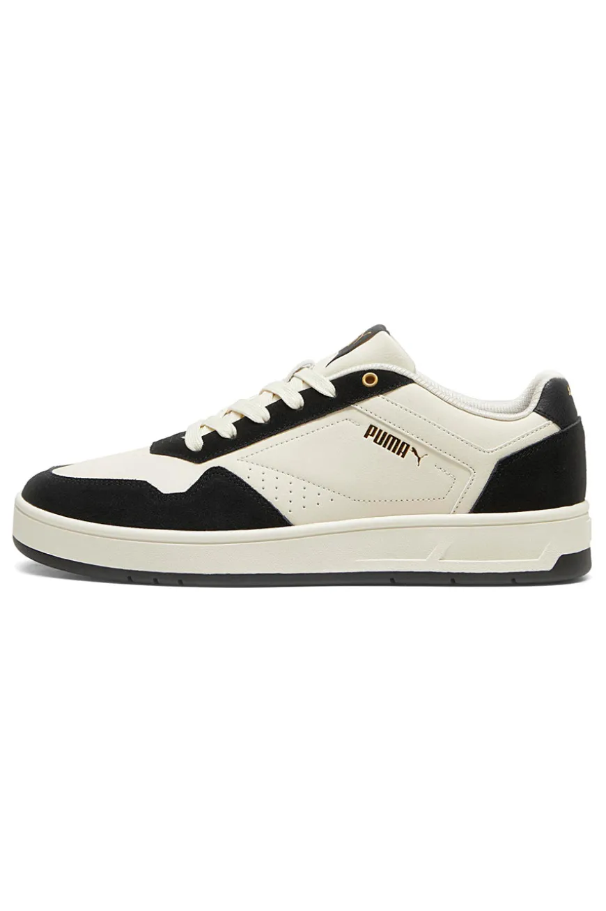 Sneakers Bianche e Marroni Puma Court Classic SD