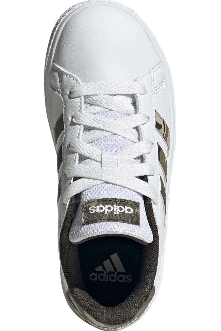 Sneakers Bianche e Mimetiche Adidas Grand Court 2.0 K
