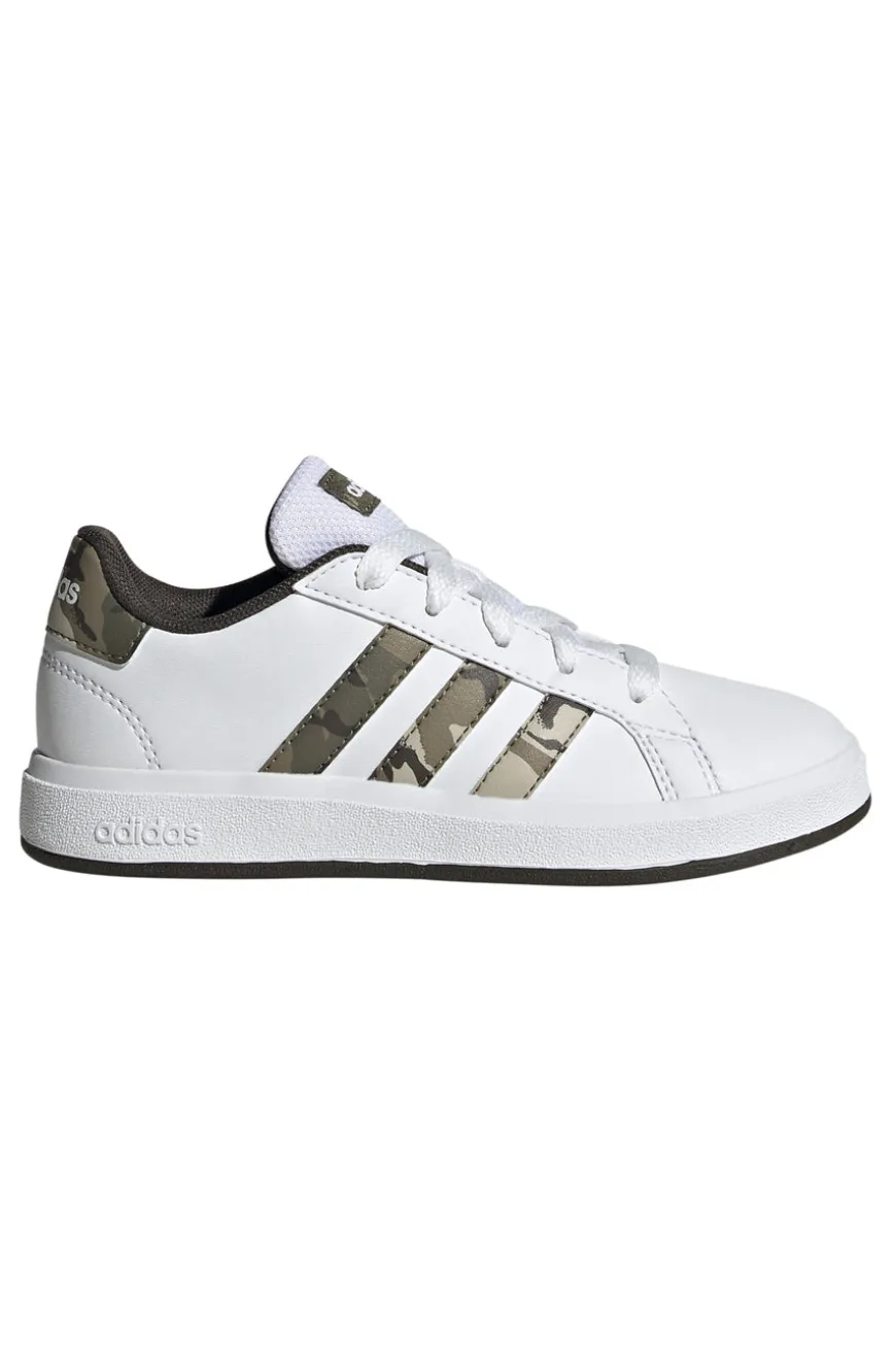 Sneakers Bianche e Mimetiche Adidas Grand Court 2.0 K