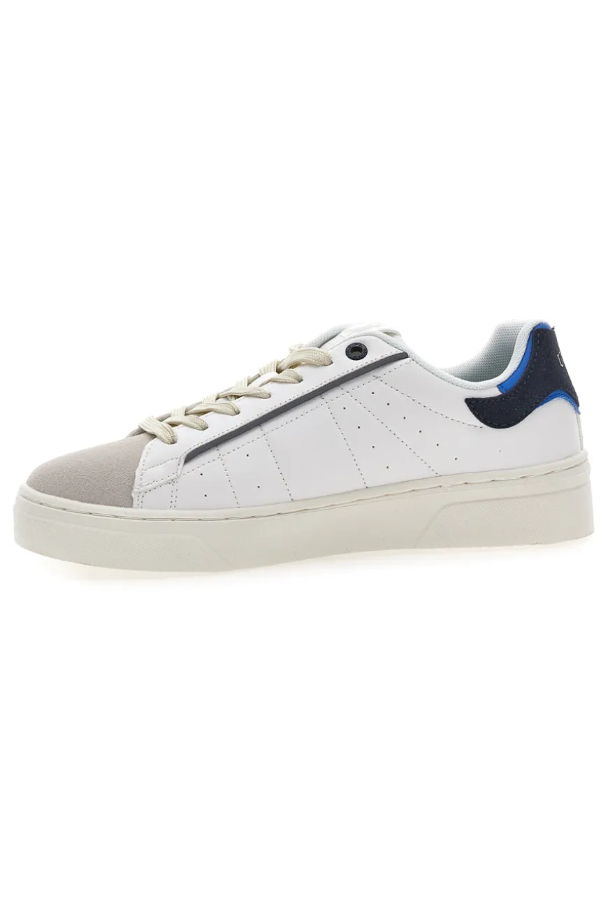 Sneakers Bianche e Navy con Punta Beige U.S.G.POLO JOE LTX