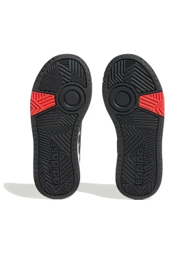 Sneakers bianche e nere basse Adidas Hoops 3 K