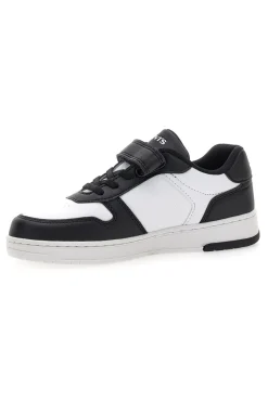 Sneakers bianche e nere con chiusura a strappo Levi's Kick SE