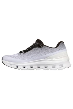 Sneakers bianche e nere con memory foam Skechers Glide-step pro soft mirage