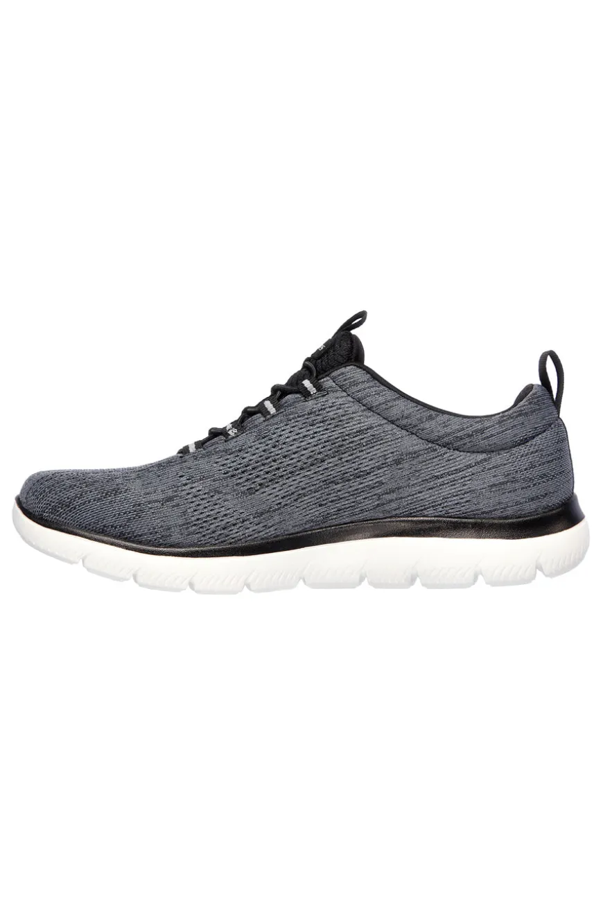 Sneakers Bianche e Nere con Memory Foam Skechers Summits - Louvin