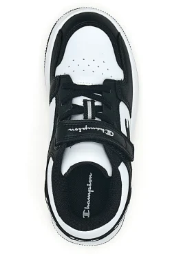 Sneakers bianche e nere con strappo Champion RD18 2.0 Low B PS