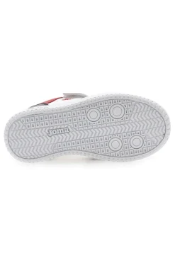 Sneakers Bianche e Nere con Velcro JOMA PLATEA LOW JR 2506