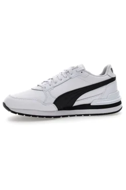 Sneakers bianche e nere in nylon ST Runner v4 jr