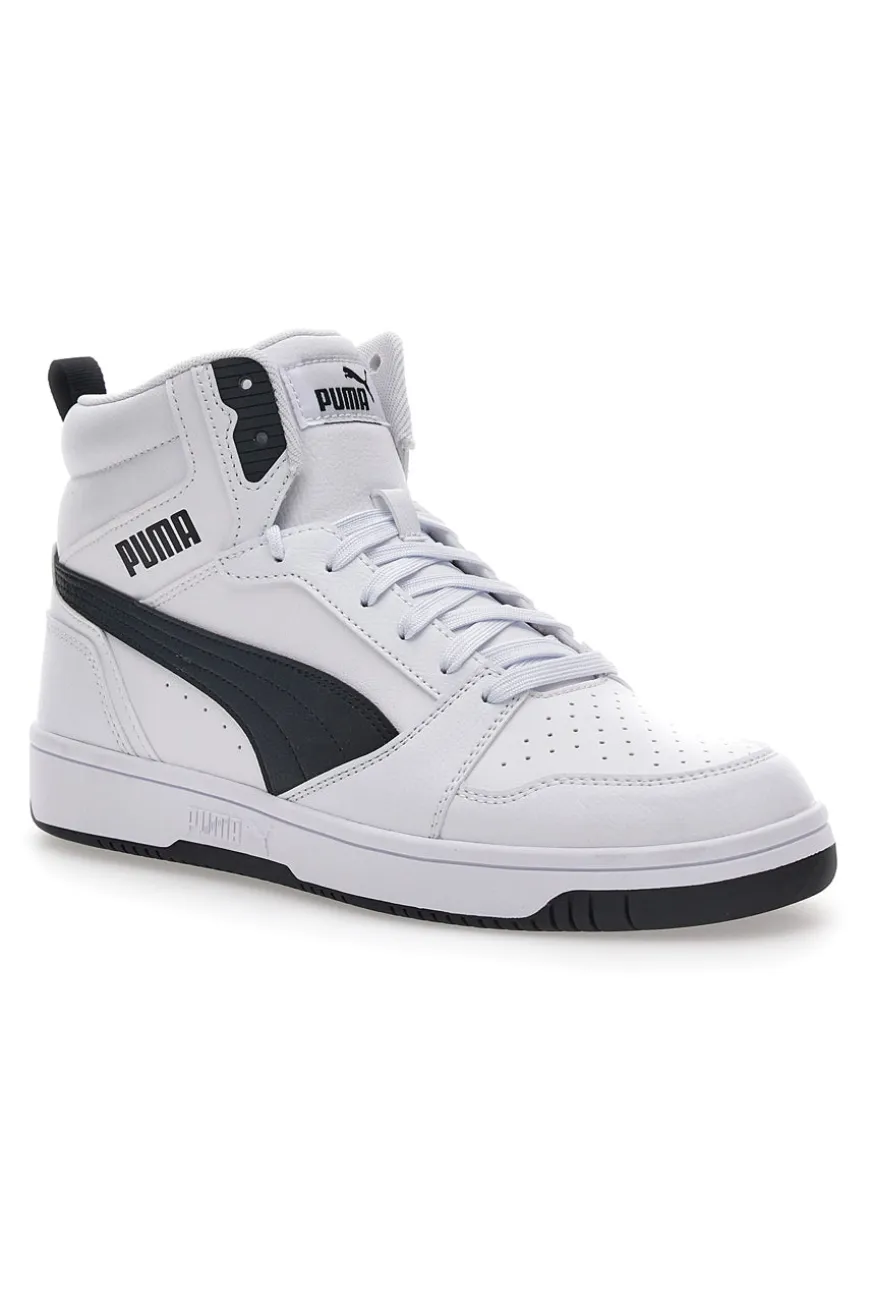 Sneakers Bianche e Nere Mid-Cut Puma Rebound V6