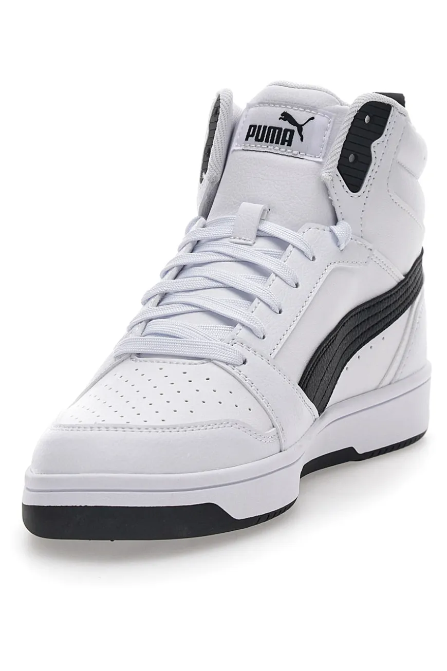 Sneakers Bianche e Nere Mid-Cut Puma Rebound V6