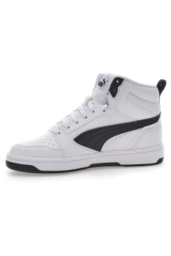 Sneakers Bianche e Nere Mid-Cut Puma Rebound V6 Mid Jr