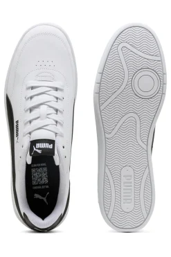 Sneakers Bianche e Nere Puma Court Classic Clean