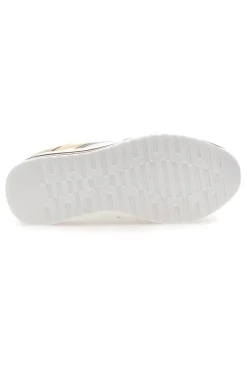 Sneakers Bianche e Oro Con Platform Energy 40