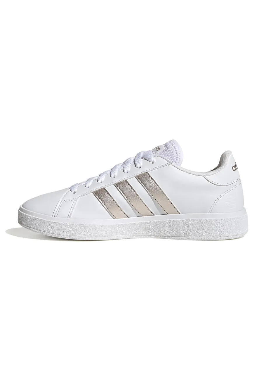 Sneakers Bianche e Oro Grand Court 2 Lifestyle Court