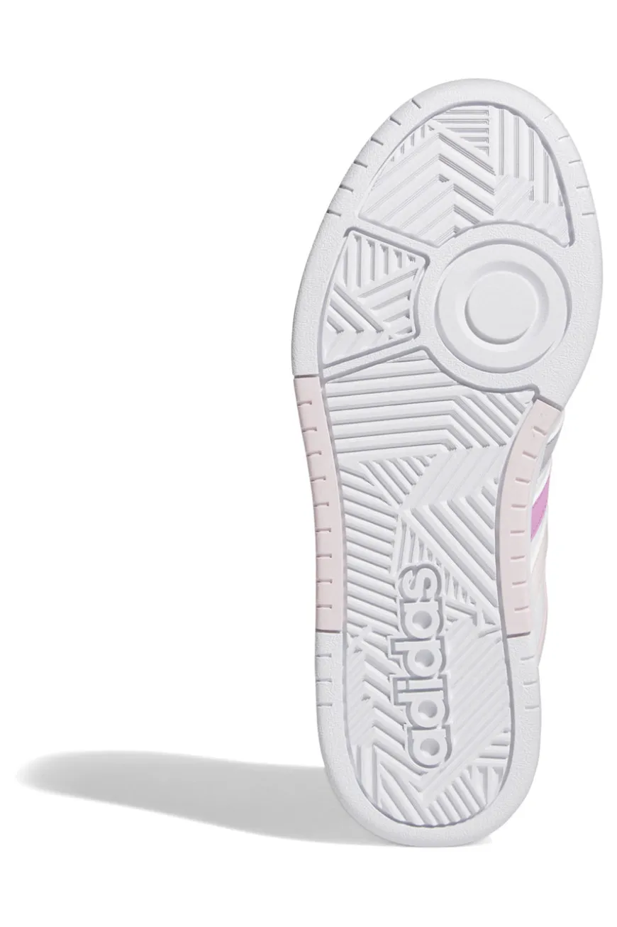 Sneakers Bianche e Rosa Adidas Hoops 3 Bold W